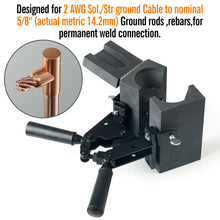 Load image into Gallery viewer, Graphite Exothermic Welding Mold Tool Kit for Cable to Rod 2 AWG / 5/8&quot;  L Connection
