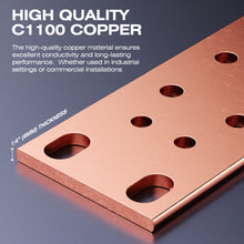 Load image into Gallery viewer, 19&quot; Untapped HORIZONTAL COPPER BUSBAR With Hardware Kit
