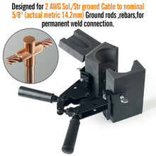 Load image into Gallery viewer, Graphite Exothermic Welding Mold Tool Kit for Cable to Rod 2 AWG / 5/8&quot;  L Connection
